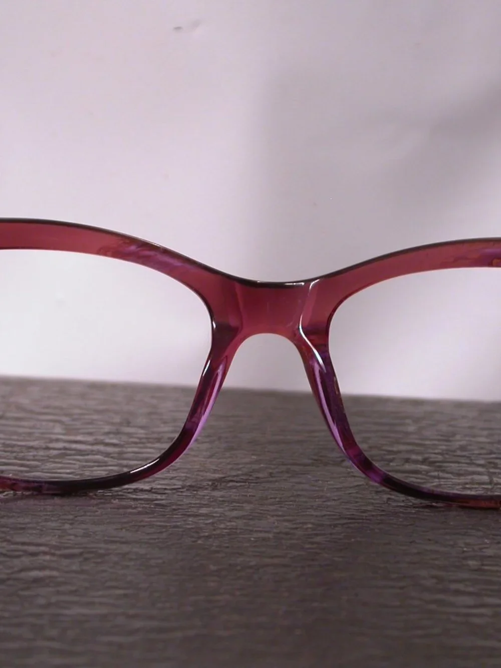 State Optical Halsted Purple Clear Eyeglasses Frames Made in USA